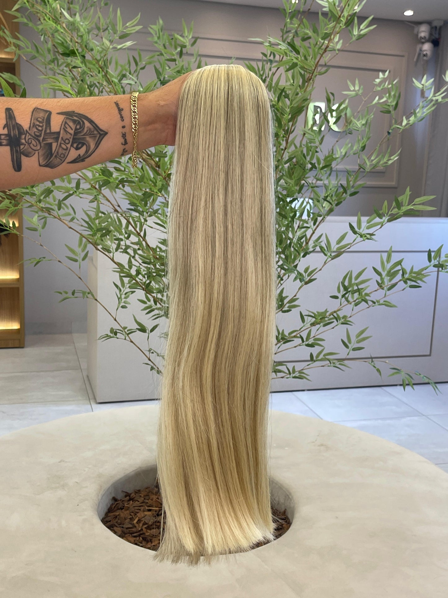 Cabelo Liso Brasileiro - Loiro 70 cm (100g)