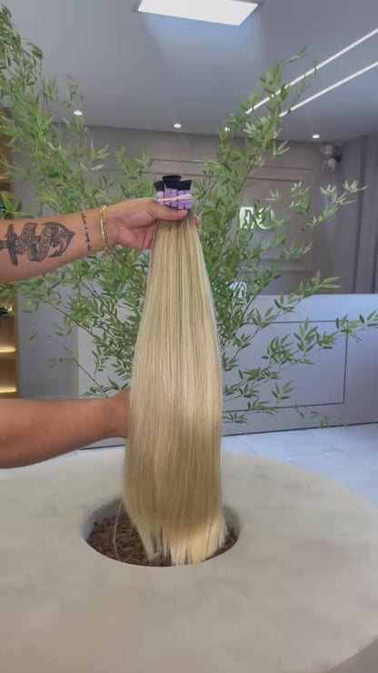 Cabelo Liso Brasileiro - Loiro 70 cm (100g)