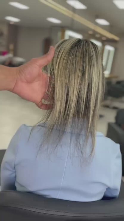 Cabelo Liso Brasileiro - Loiro 50 cm (100g)